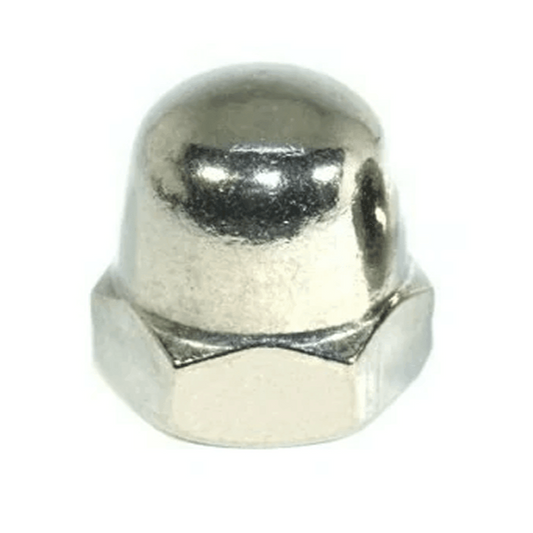 ZSPEC M10 x 1.25 Acorn Nut w/Flat Washer, SUS304 Stainless, Semi-Polished