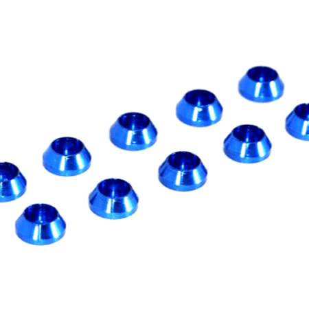 ZSPEC M2 Angled Cup Finish Washers for SHSC Socket-Cap Fasteners, 10-Pack