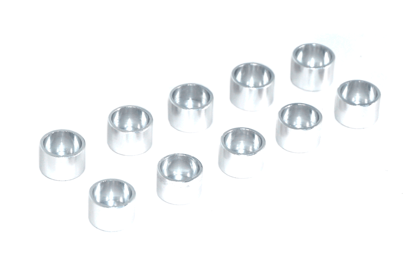 ZSPEC M3 Straight Cup Finish Washers for M3 SHSC Socket-Cap Fasteners, Billet, 10-Pack