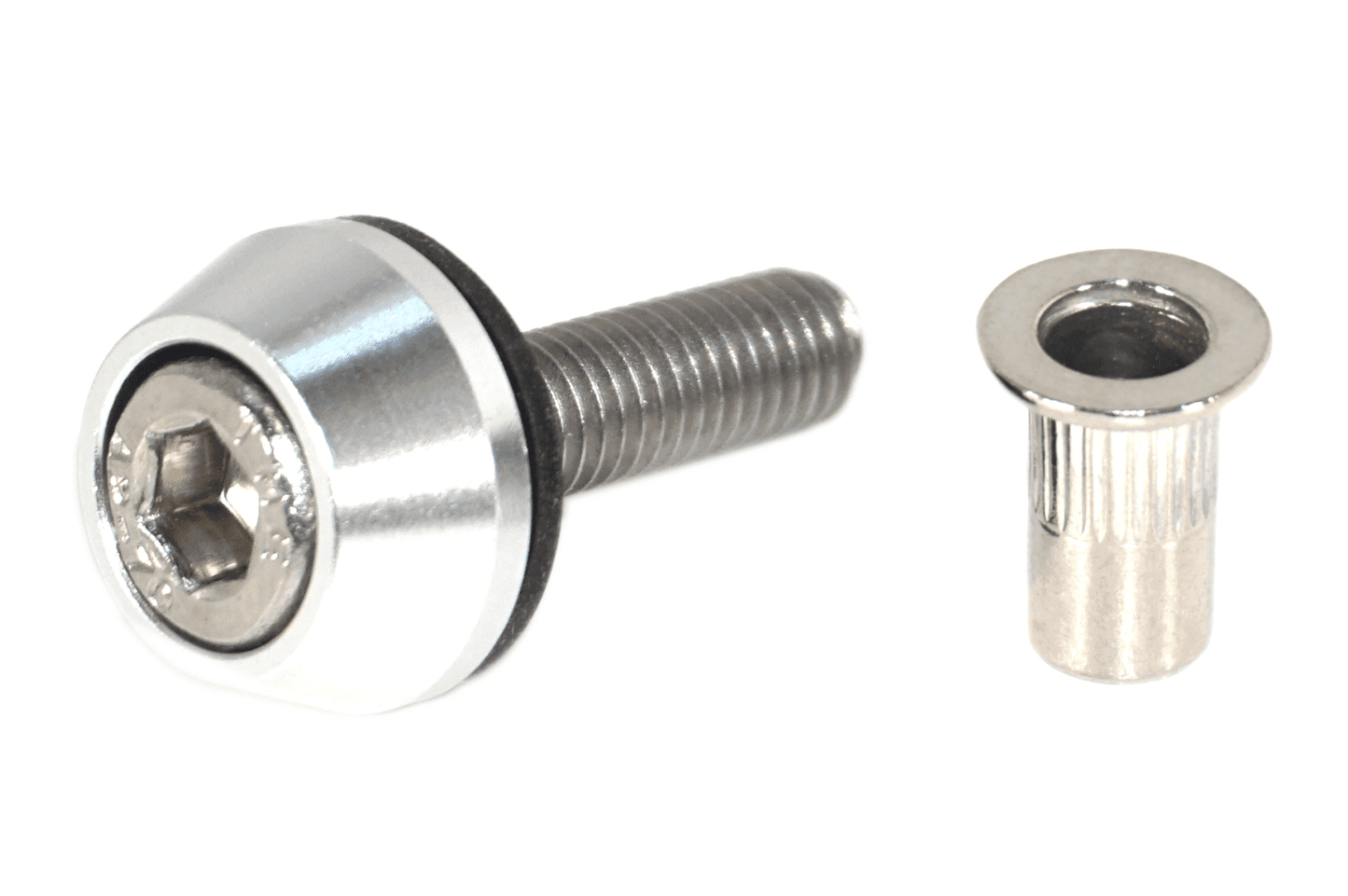 ZSPEC Body Kit Fastener, M5x20mm Stainless & Billet w/Rivet Nut, Per Each