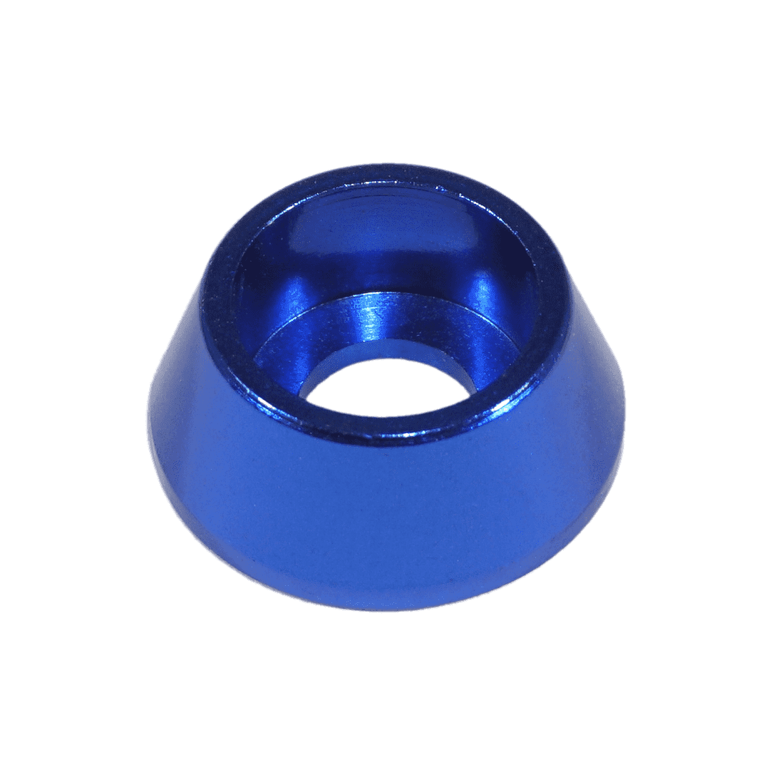 ZSPEC M10 Billet Angled Cup Finish Washers for SHSC Socket-Cap Fasteners, Billet, 10-Pack