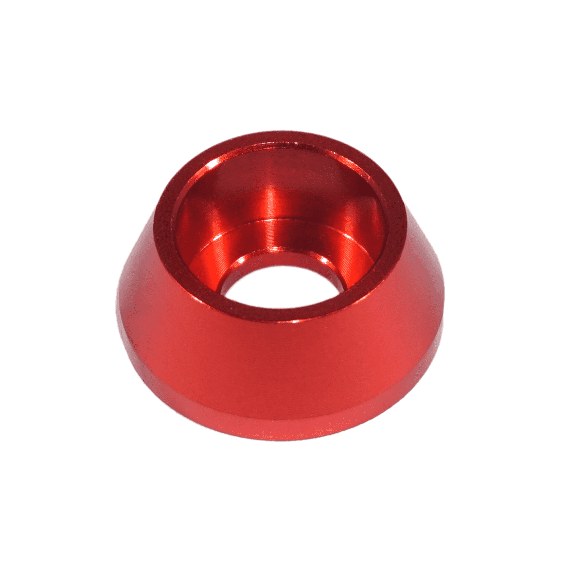 ZSPEC M10 Billet Angled Cup Finish Washers for SHSC Socket-Cap Fasteners, Billet, 10-Pack