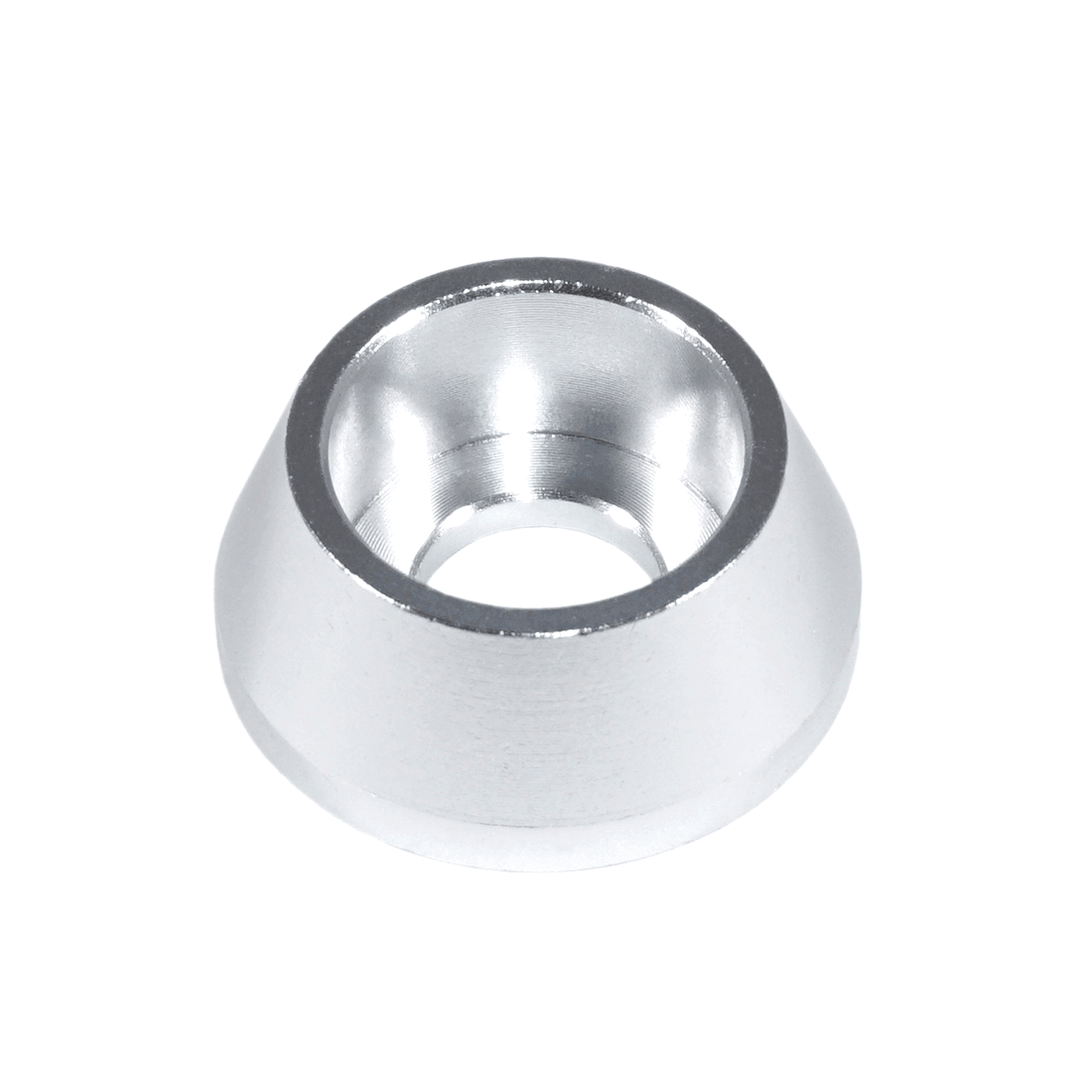 ZSPEC M10 Billet Angled Cup Finish Washers for SHSC Socket-Cap Fasteners, Billet, 10-Pack