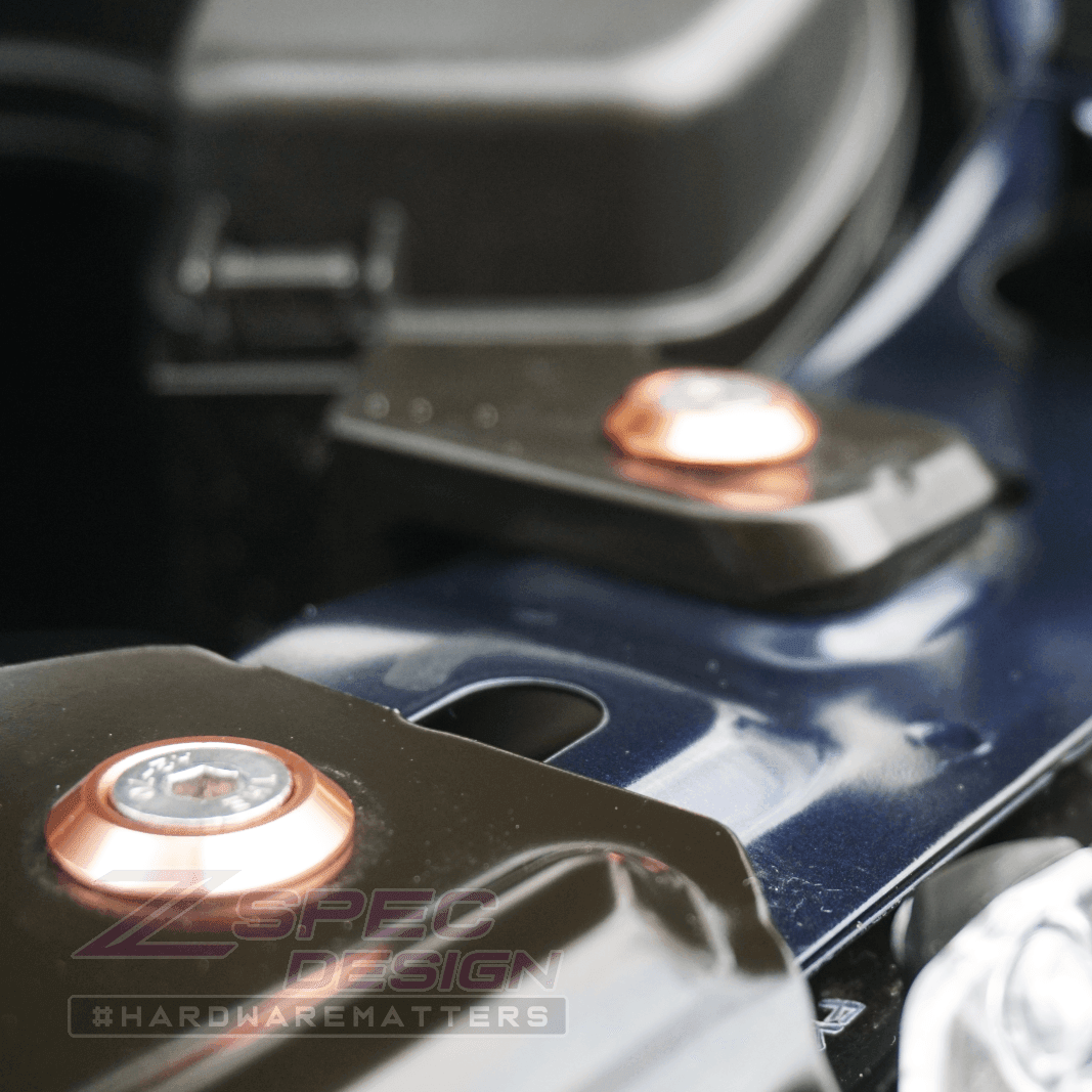 ZSPEC "Stage 3" Dress Up Bolts® Fastener Kit for '14-17 Mazda3 2.0L, Stainless & Billet