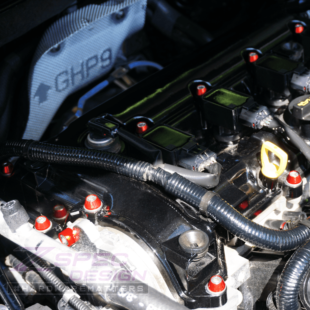 ZSPEC "Stage 3" Dress Up Bolts® Fastener Kit for '14-20 Mazda6 2.5L, Stainless & Billet