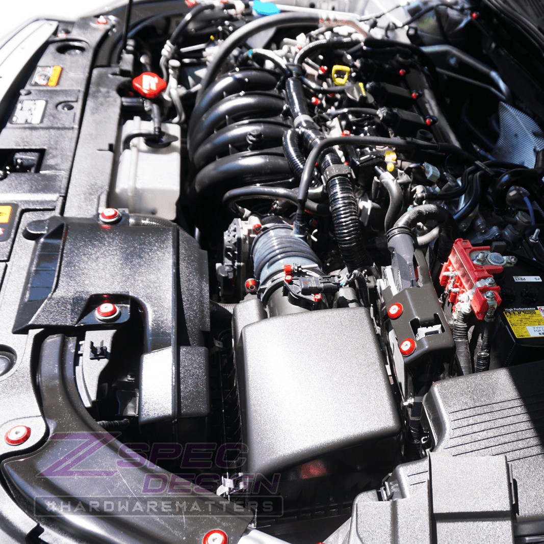 ZSPEC "Stage 3" Dress Up Bolts® Fastener Kit for '14-20 Mazda6 2.5L, Stainless & Billet