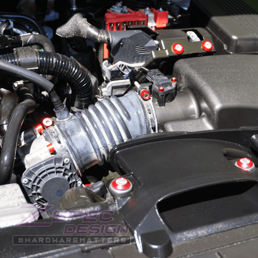 ZSPEC "Stage 2" Dress Up Bolts® Fastener Kit for '14-20 Mazda6 2.5L, Stainless & Billet