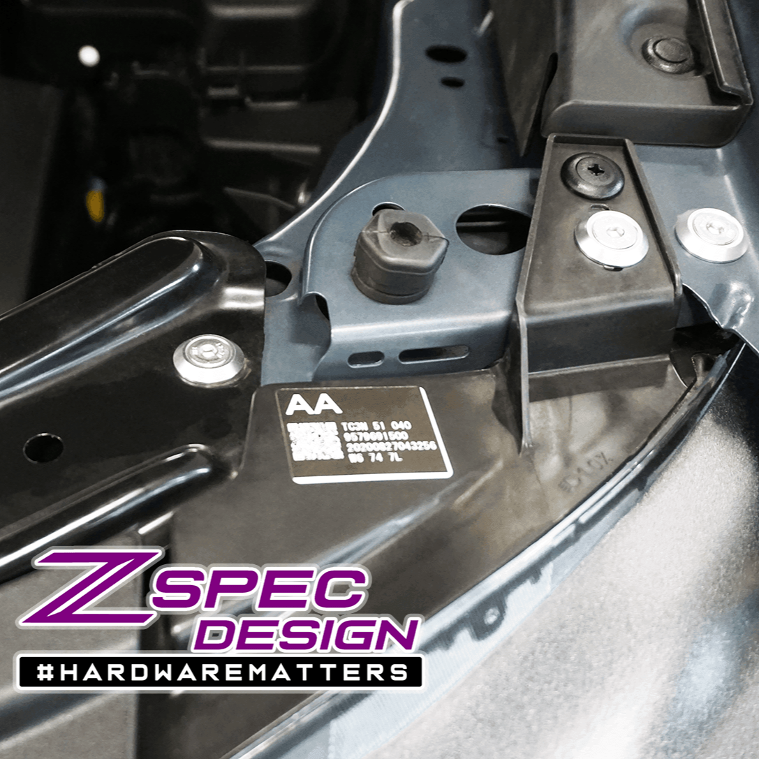 ZSPEC "Stage 1" Dress Up Bolts® Fastener Kit for '16-23 Mazda CX-9, Stainless & Billet