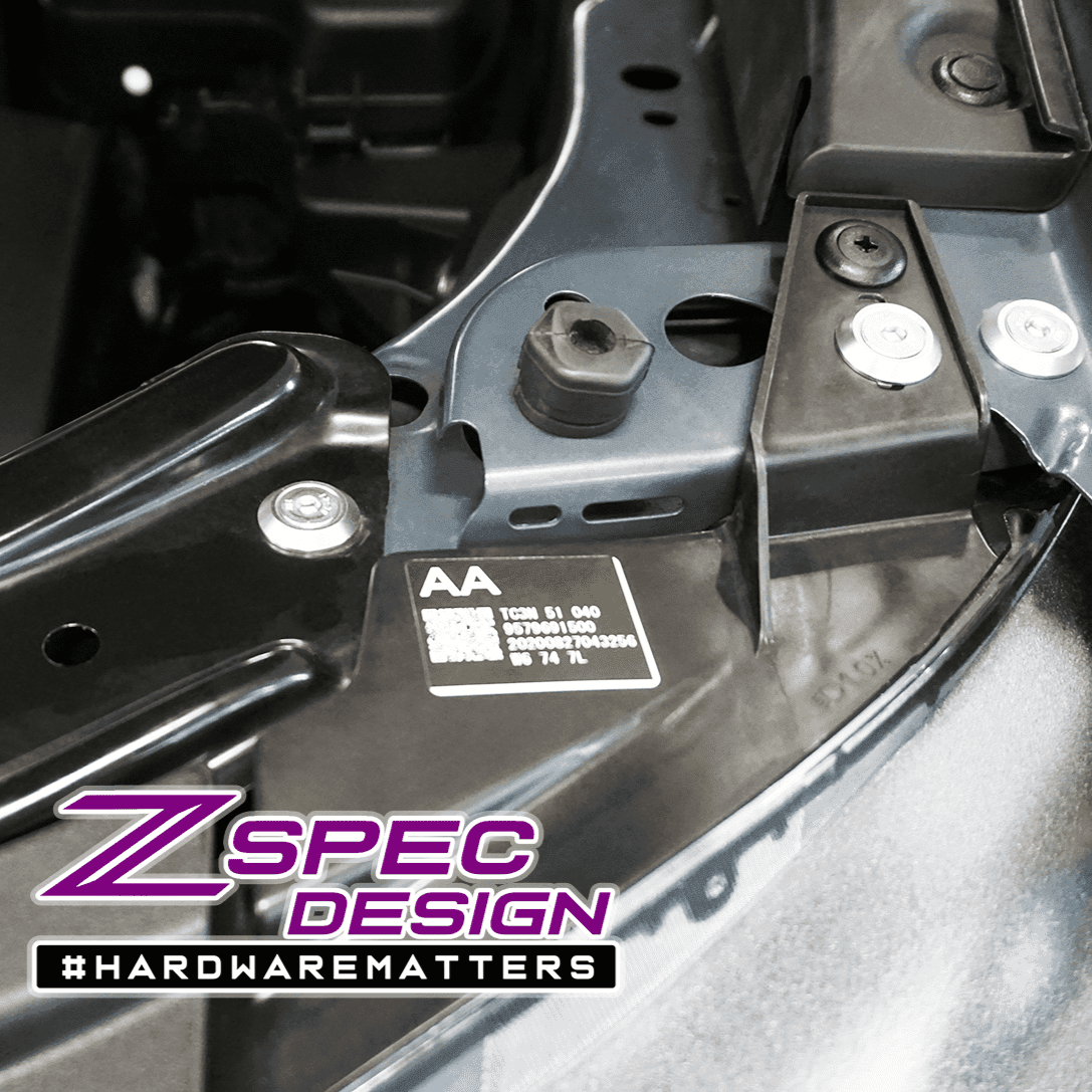 ZSPEC "Stage 2" Dress Up Bolts® Fastener Kit for '17-23 Mazda CX-5, Stainless & Billet