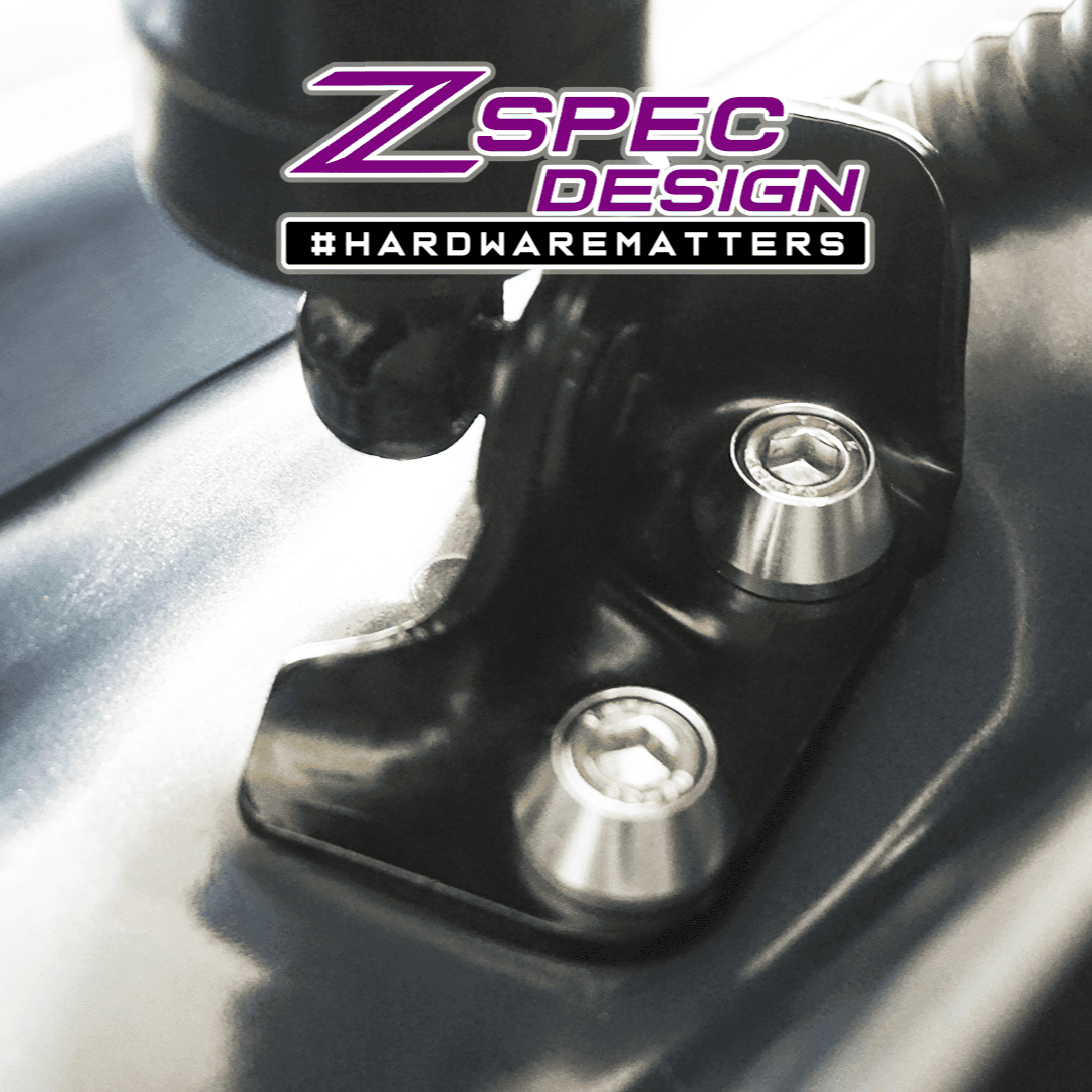 ZSPEC "Stage 2" Dress Up Bolts® Fastener Kit for '16-23 Mazda CX-9, Stainless & Billet