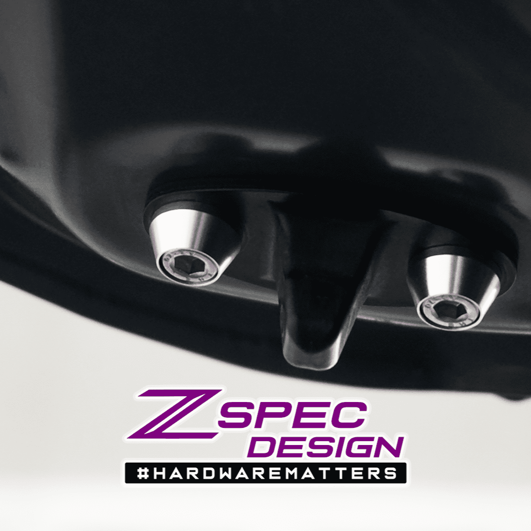 ZSPEC "Stage 2" Dress Up Bolts® Fastener Kit for '16-23 Mazda CX-9, Stainless & Billet