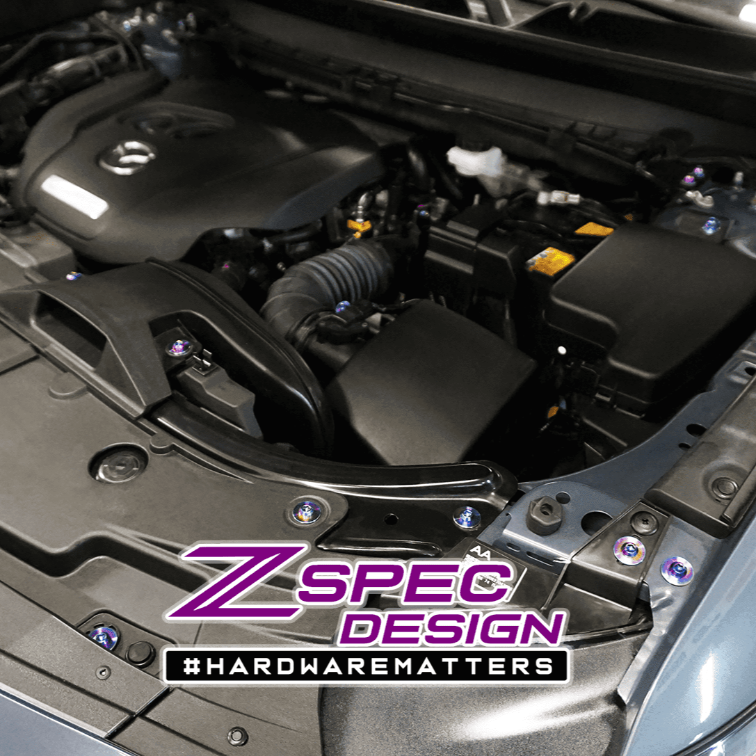 ZSPEC "Stage 2" Dress Up Bolts® Fastener Kit for '16-23 Mazda CX-9, Titanium