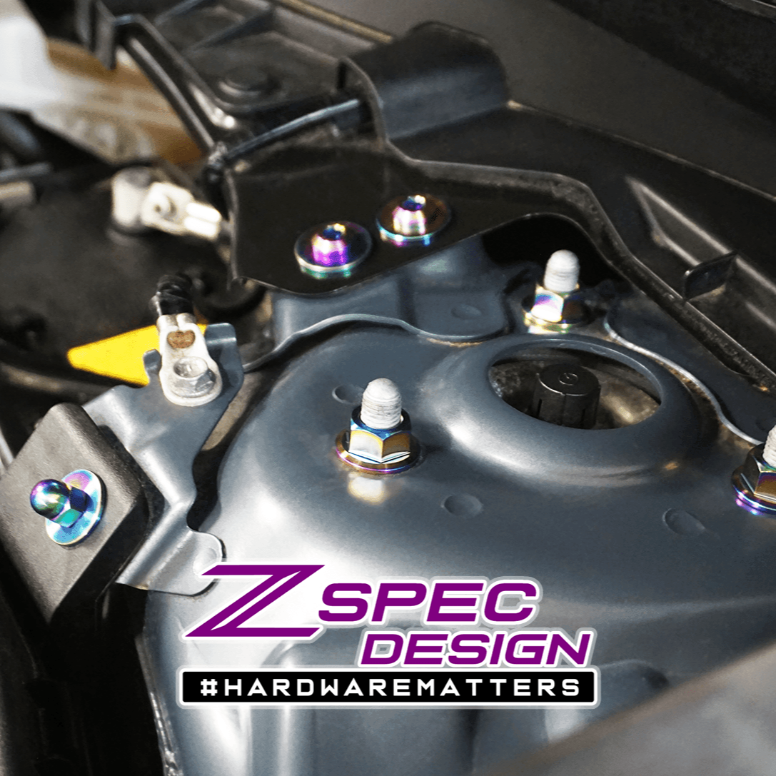 ZSPEC "Stage 2" Dress Up Bolts® Fastener Kit for '17-23 Mazda CX-5, Titanium