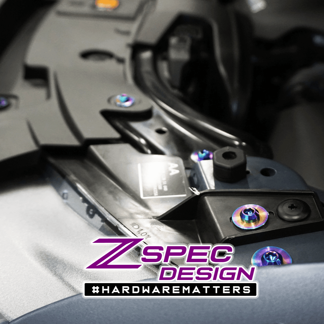 ZSPEC "Stage 2" Dress Up Bolts® Fastener Kit for '17-23 Mazda CX-5, Titanium