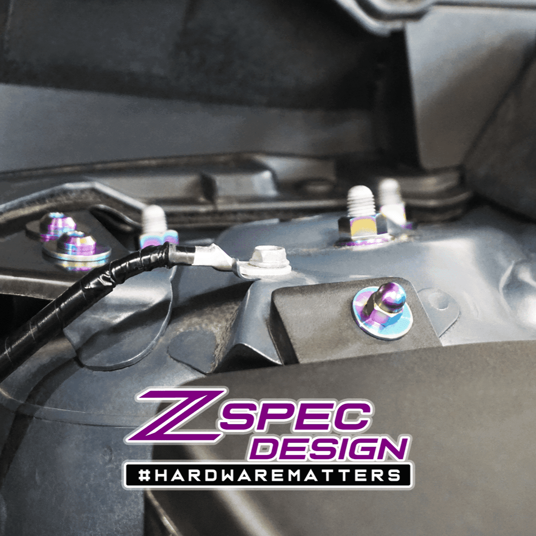 ZSPEC "Stage 2" Dress Up Bolts® Fastener Kit for '16-23 Mazda CX-9, Titanium