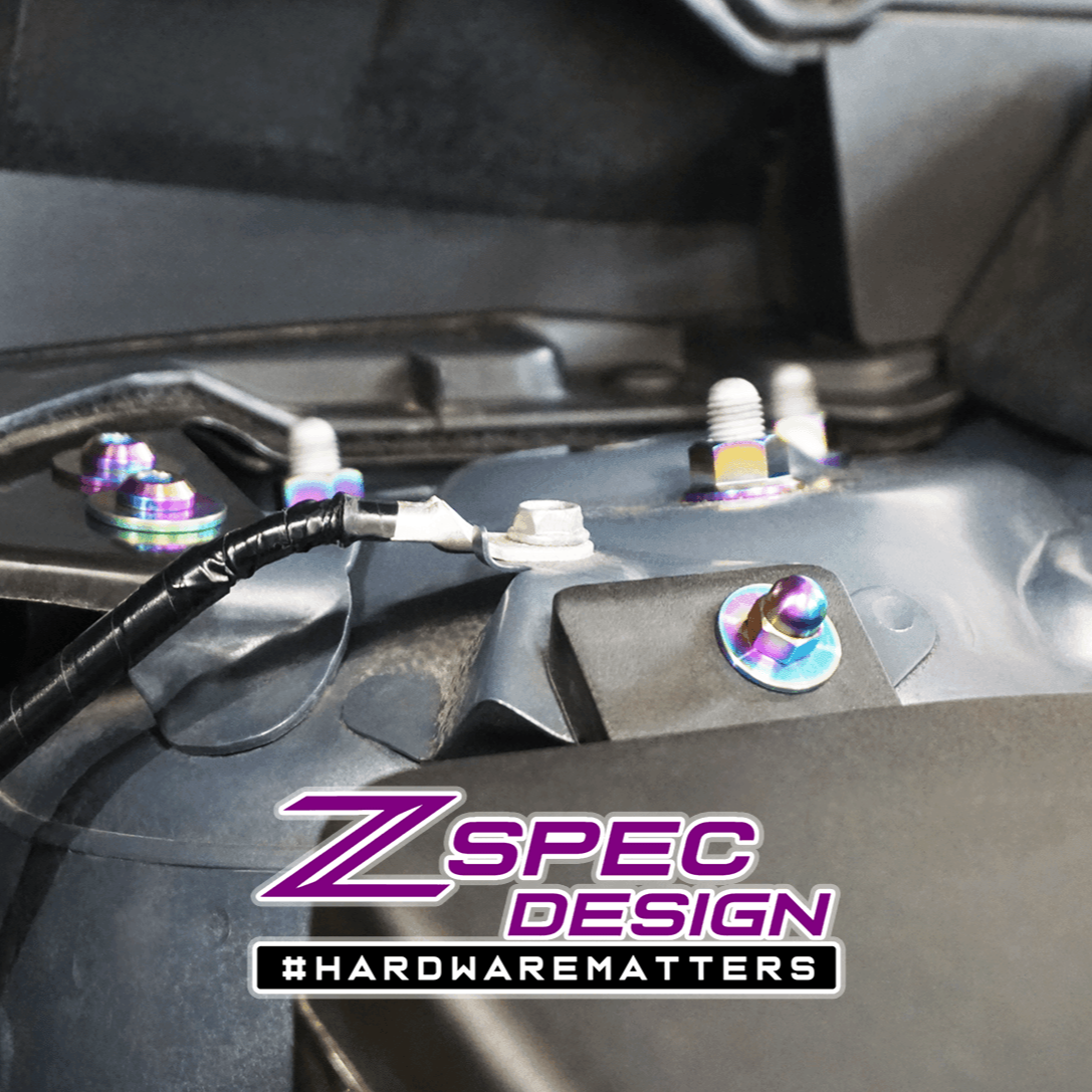 ZSPEC "Stage 2" Dress Up Bolts® Fastener Kit for '17-23 Mazda CX-5, Titanium