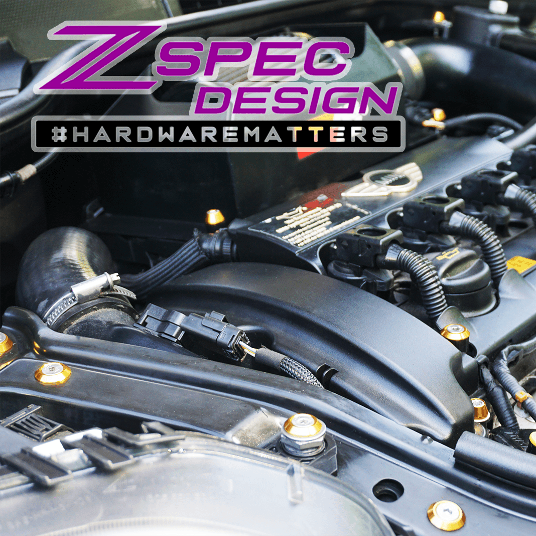 ZSPEC "Stage 3" Dress Up Bolts® Fastener Kit for '06-13 Mini R56 Hatch/Hard-Top, Stainless & Billet