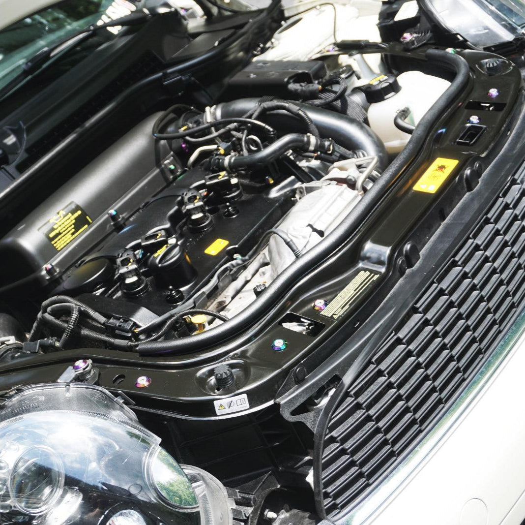 ZSPEC "Stage 3" Dress Up Bolts® Fastener Kit for '09-17 Mini R57 Convertible, Stainless & Billet