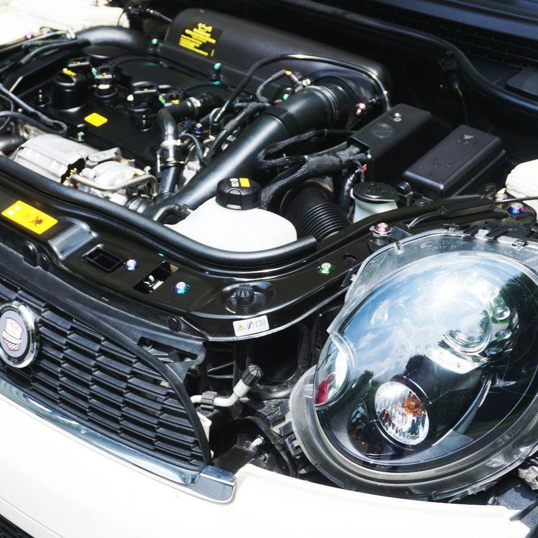 ZSPEC "Stage 3" Dress Up Bolts® Fastener Kit for '09-17 Mini R57 Convertible, Stainless & Billet