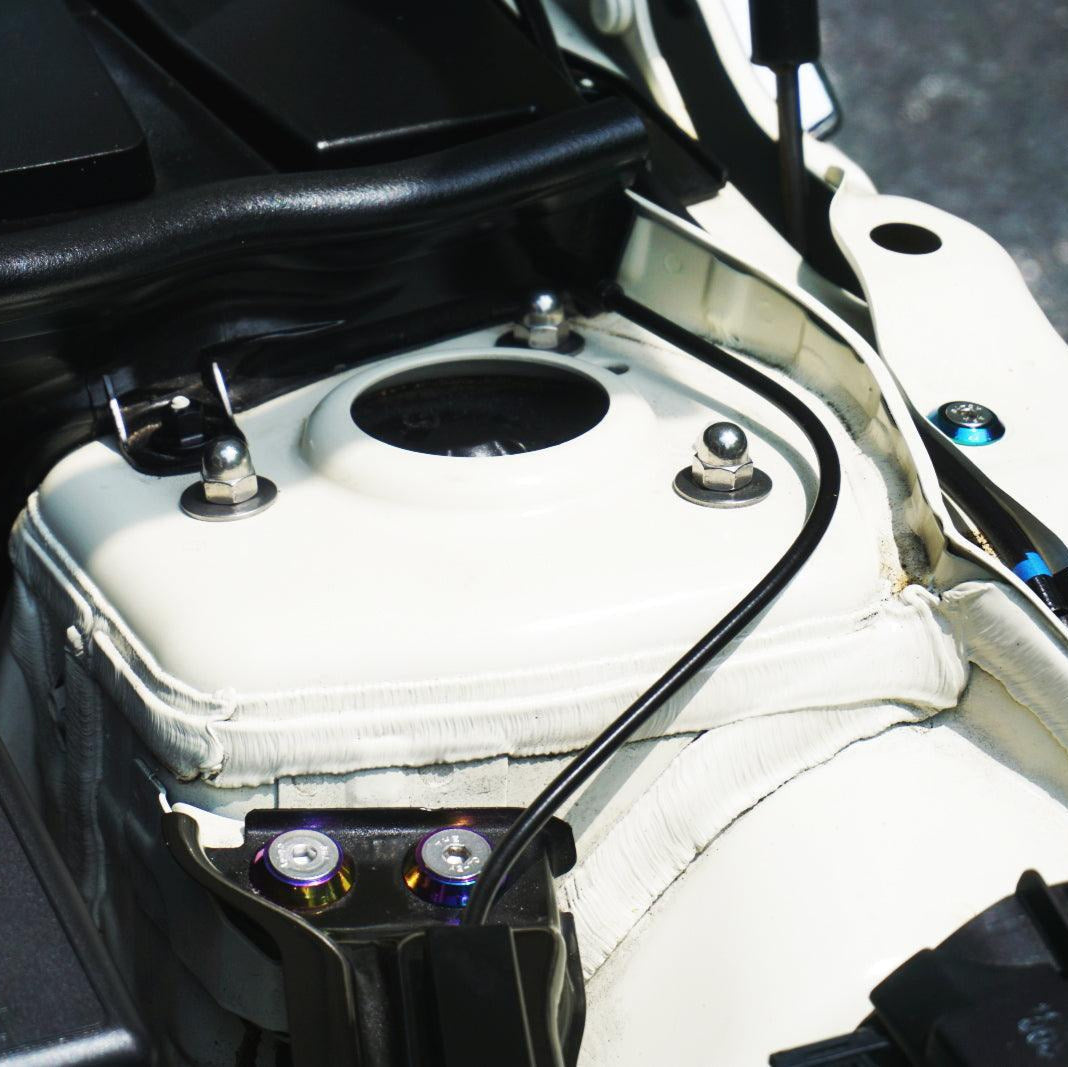 ZSPEC "Stage 3" Dress Up Bolts® Fastener Kit for '09-17 Mini R57 Convertible, Stainless & Billet