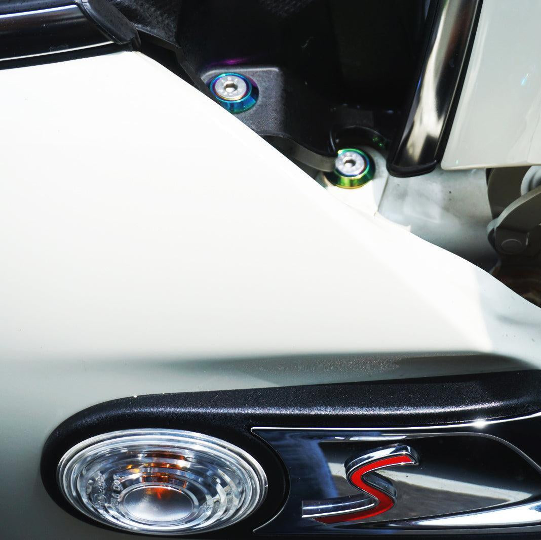 ZSPEC "Stage 3" Dress Up Bolts® Fastener Kit for '09-17 Mini R57 Convertible, Stainless & Billet