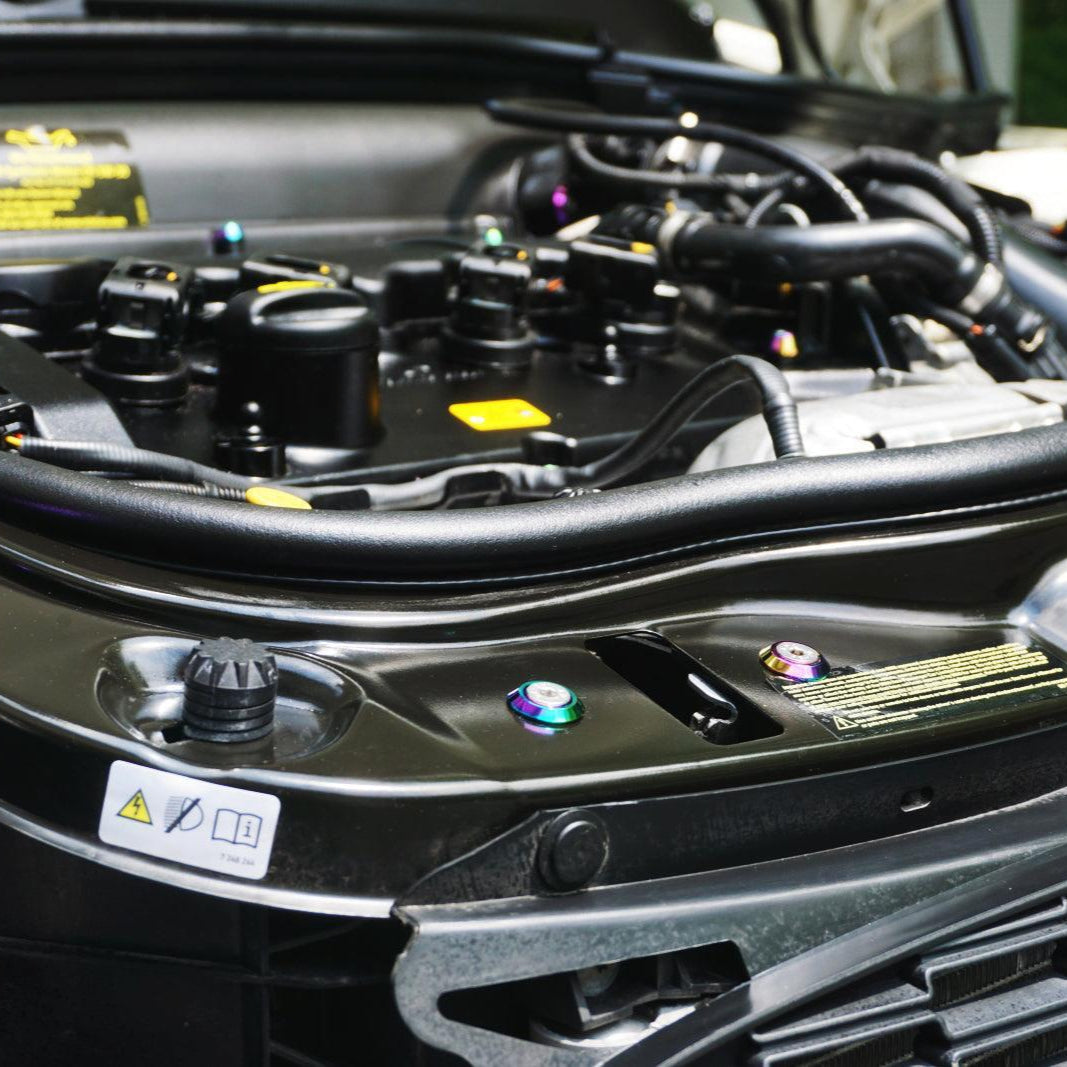 ZSPEC "Stage 3" Dress Up Bolts® Fastener Kit for '09-17 Mini R57 Convertible, Stainless & Billet