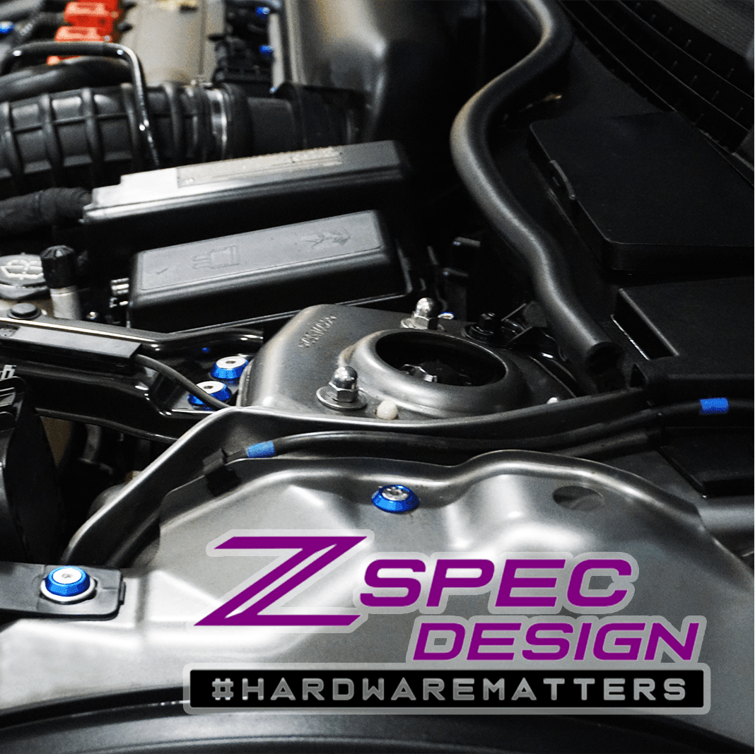 ZSPEC "Stage 3" Dress Up Bolts® Fastener Kit for '07-14 Mini Clubman R55, Stainless & Billet