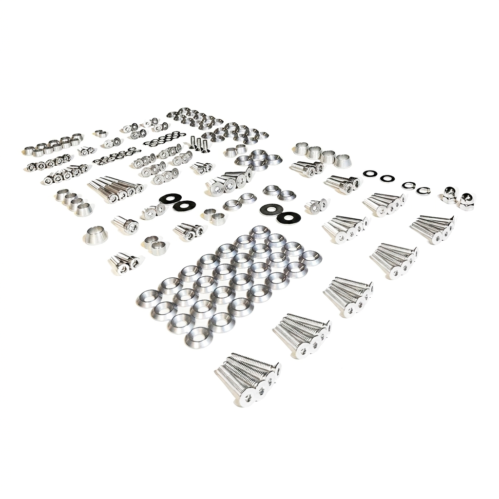 ZSPEC Stage-3 Dress Up Bolts® Fastener Kit for 05-10 Ford Mustang 4.6L S197, Stainless & Billet