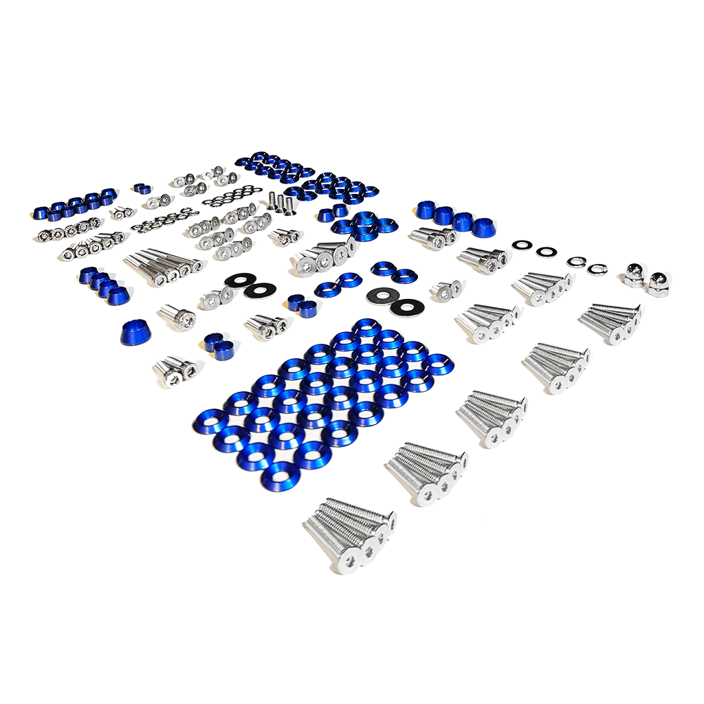 ZSPEC Stage-3 Dress Up Bolts® Fastener Kit for '05-14 Ford Mustang V8 S197, Stainless & Billet