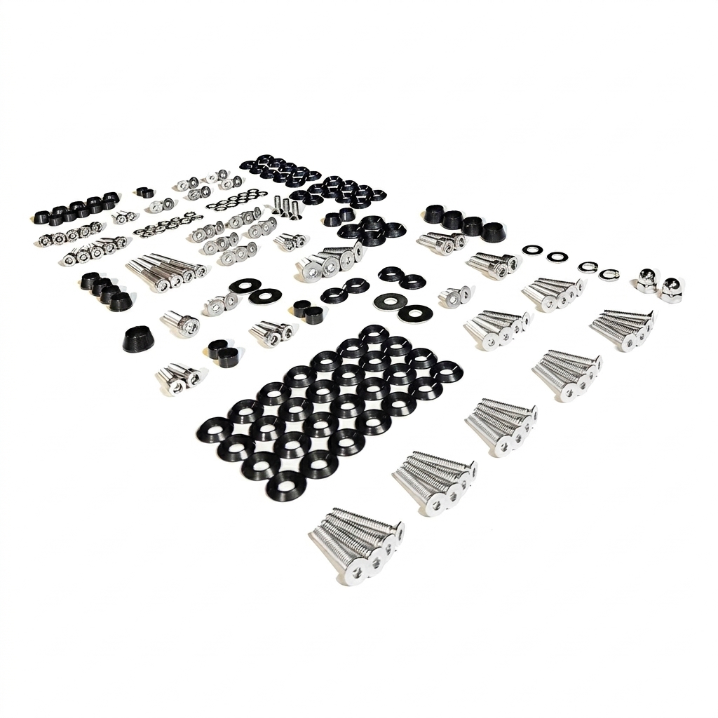 ZSPEC Stage-3 Dress Up Bolts® Fastener Kit for 05-10 Ford Mustang 4.6L S197, Stainless & Billet