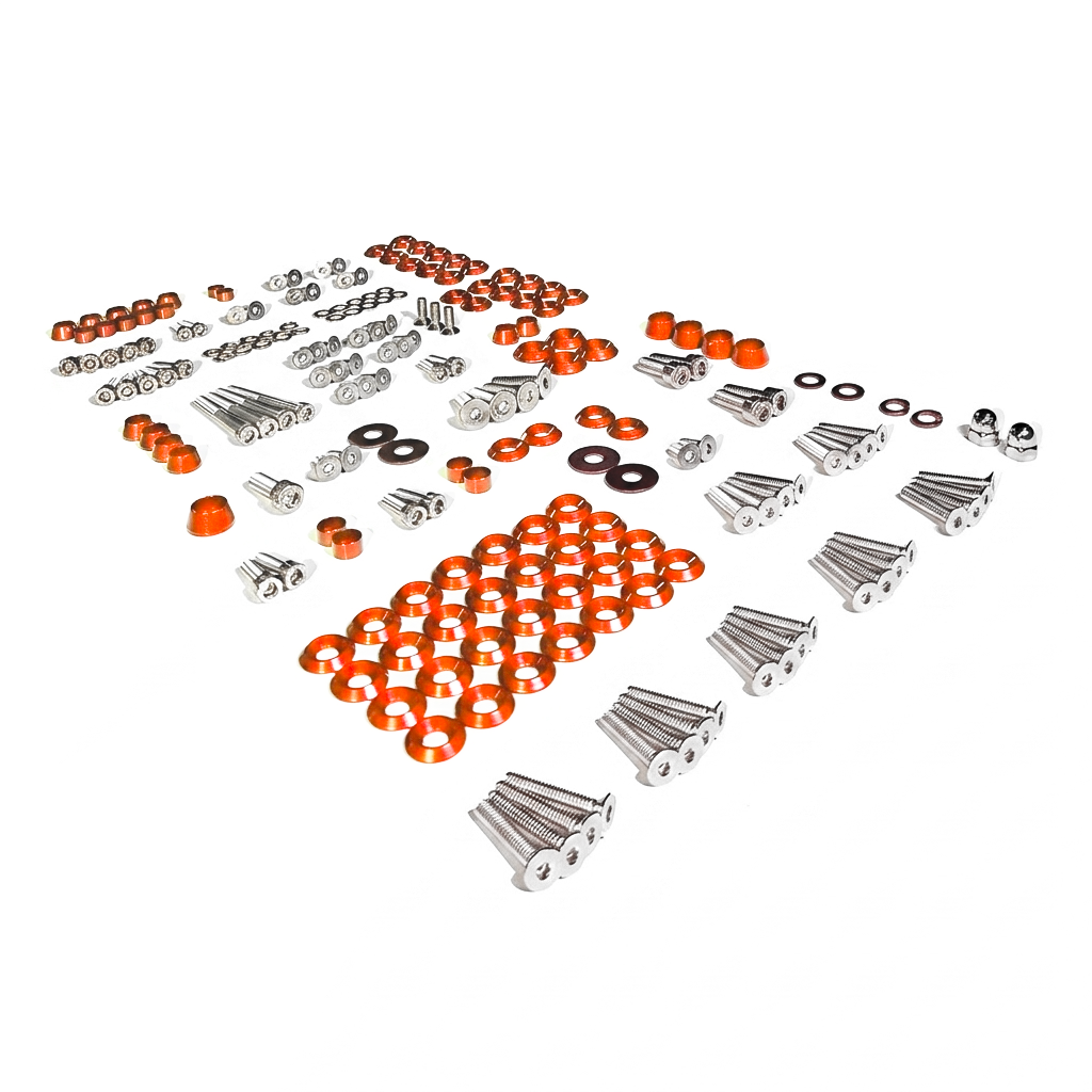 ZSPEC Stage-3 Dress Up Bolts® Fastener Kit for 05-10 Ford Mustang 4.6L S197, Stainless & Billet