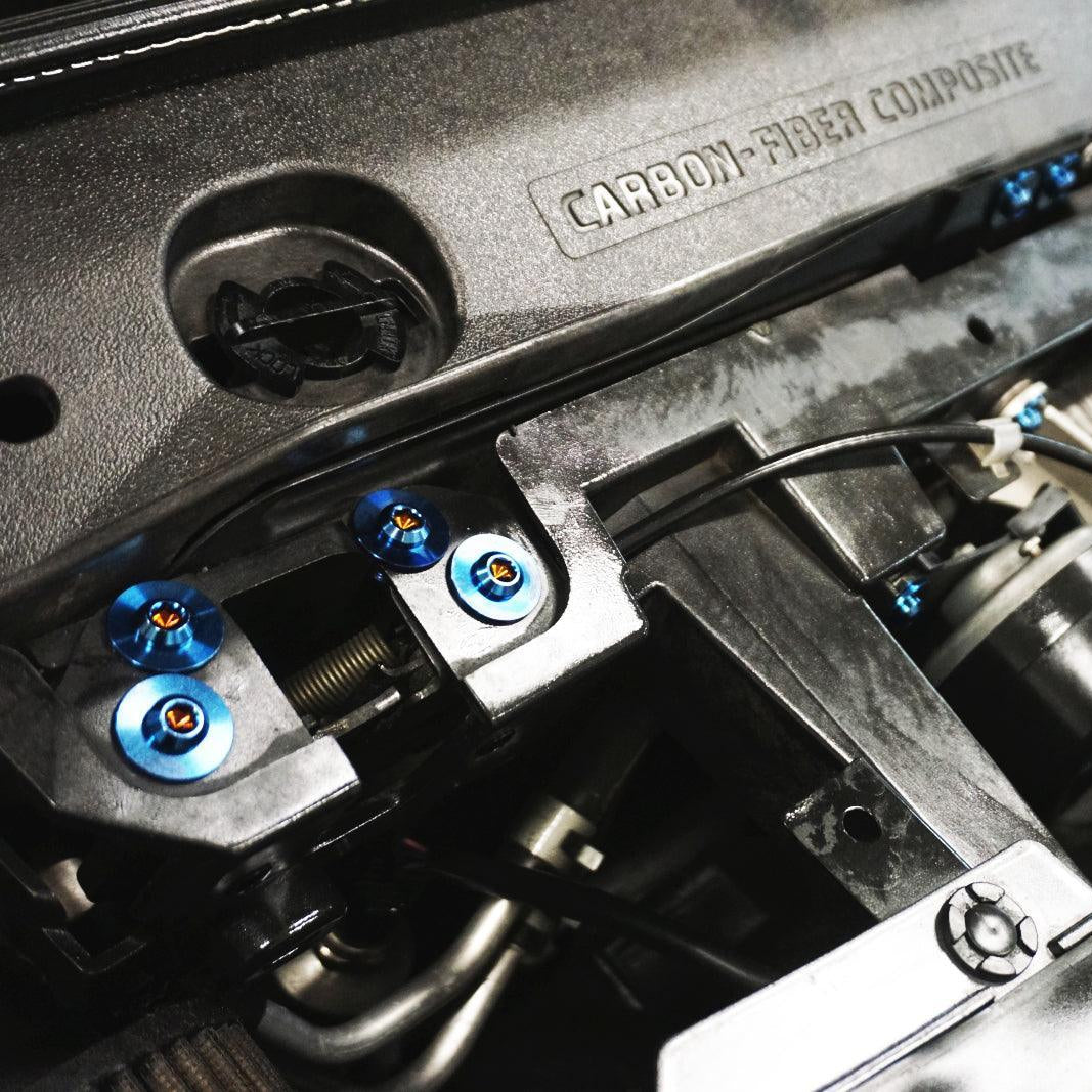 ZSPEC "Stage 3" Dress Up Bolts® Fastener Kit for '09-23 Nissan GTR (R35), Titanium