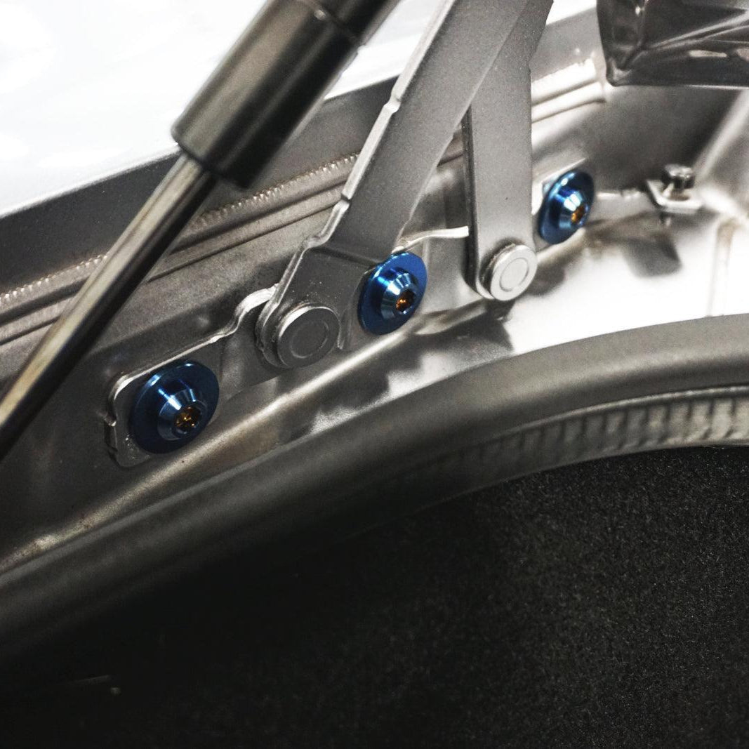 ZSPEC Trunk Area Dress Up Bolts® Fastener Kit for '09-23 Nissan GTR (R35), Titanium