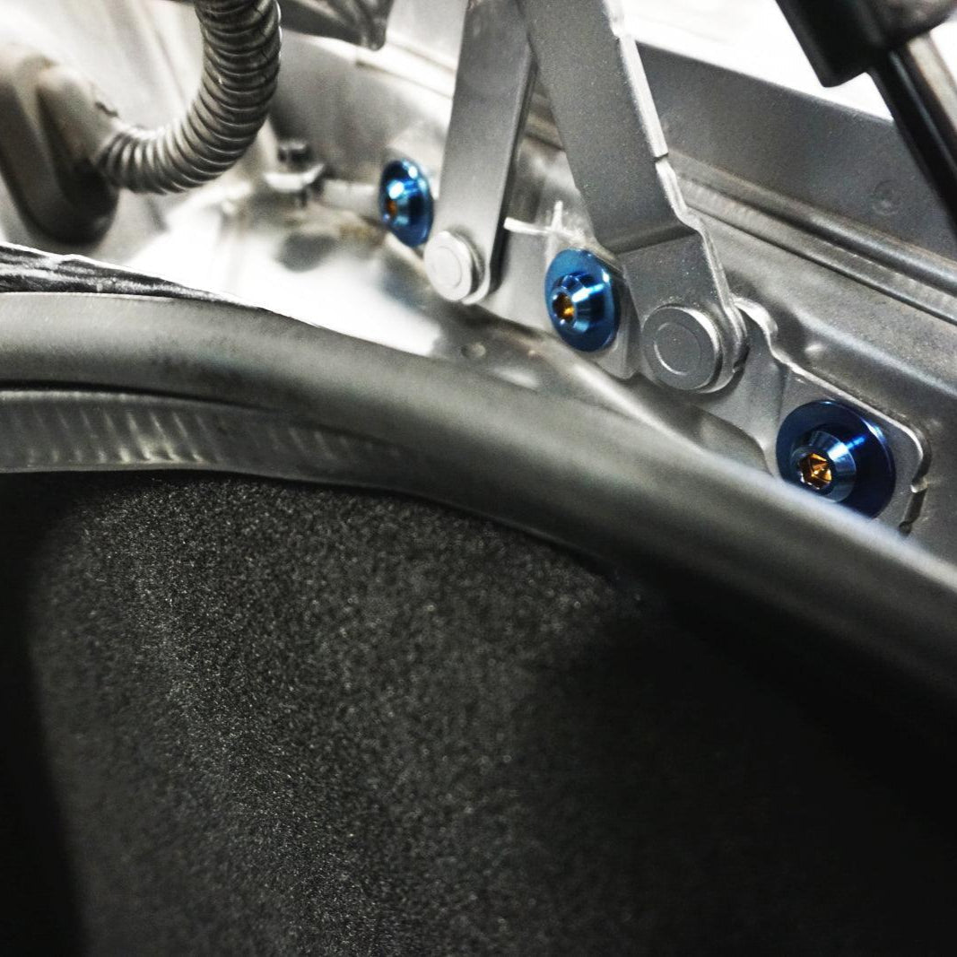 ZSPEC Trunk Area Dress Up Bolts® Fastener Kit for '09-23 Nissan GTR (R35), Titanium