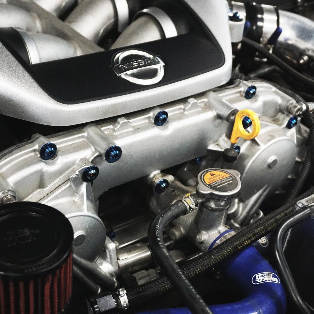 ZSPEC "Stage 2" Dress Up Bolts® Fastener Kit for '09-23 Nissan GTR (R35), Titanium