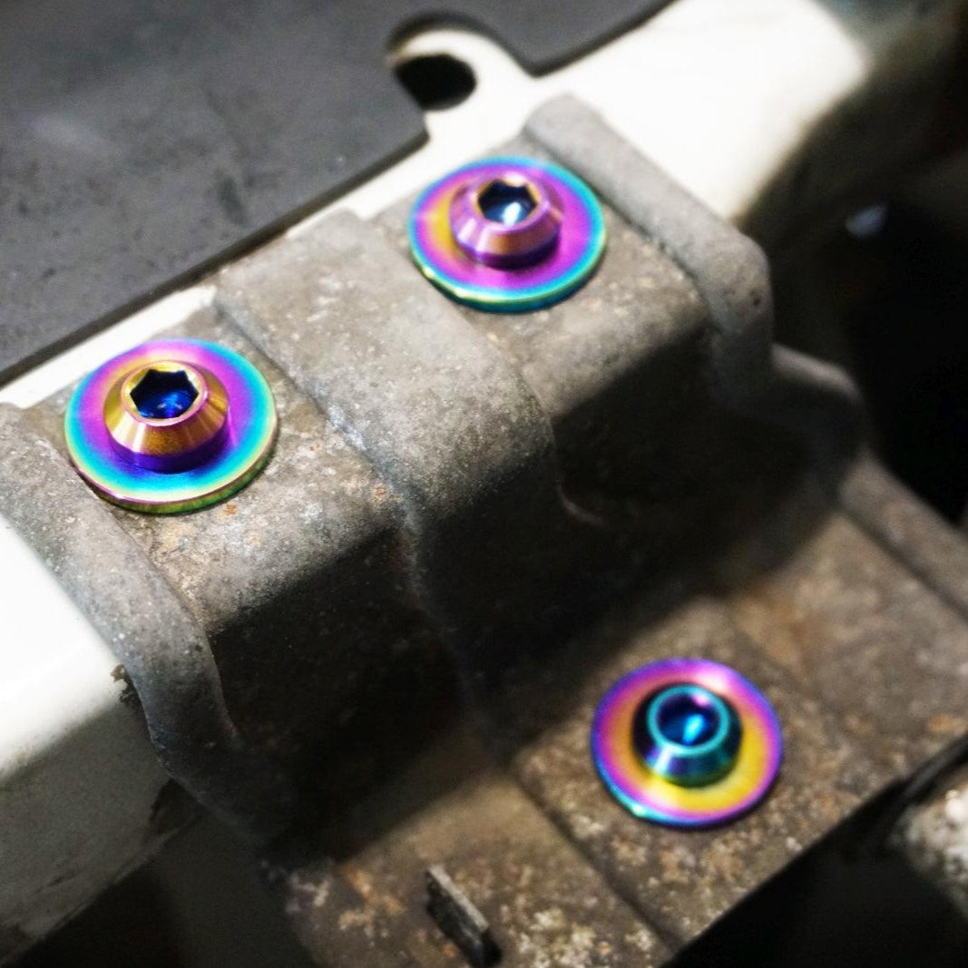 ZSPEC "Stage 2" Engine Bay Fastener Kit for Nissan Hardbody D21 Pickup Truck, Titanium