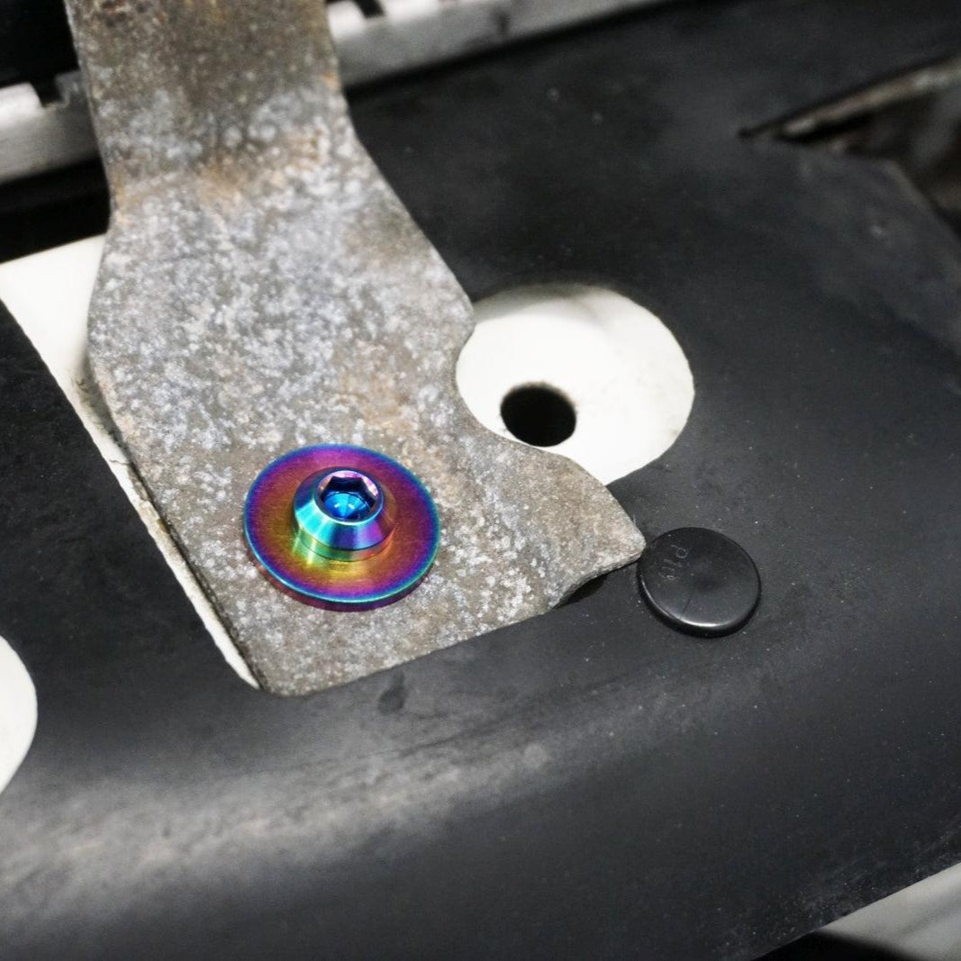 ZSPEC "Stage 2" Engine Bay Fastener Kit for Nissan Hardbody D21 Pickup Truck, Titanium