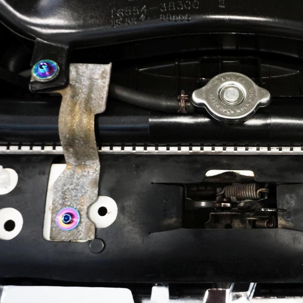 ZSPEC "Stage 2" Engine Bay Fastener Kit for Nissan Hardbody D21 Pickup Truck, Titanium