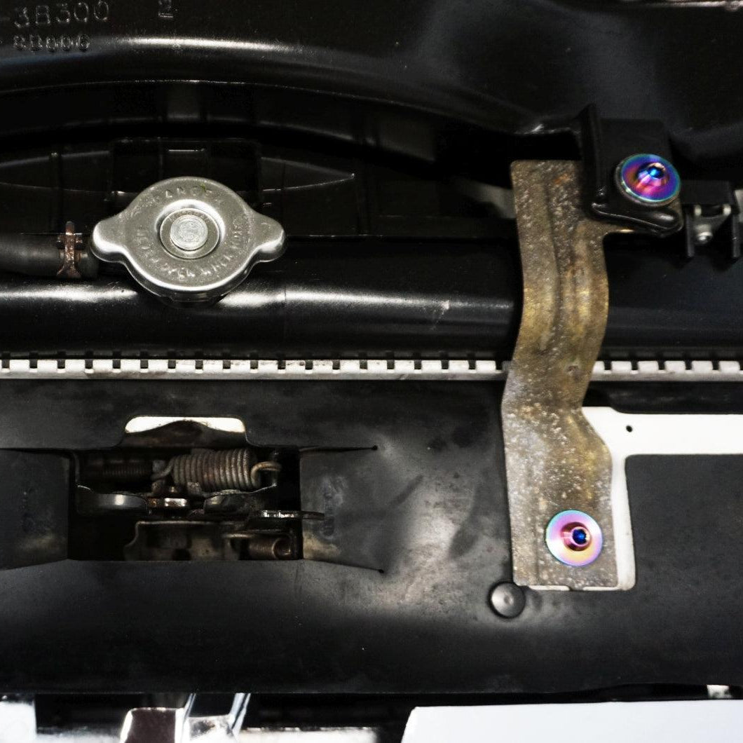 ZSPEC "Stage 2" Engine Bay Fastener Kit for Nissan Hardbody D21 Pickup Truck, Titanium