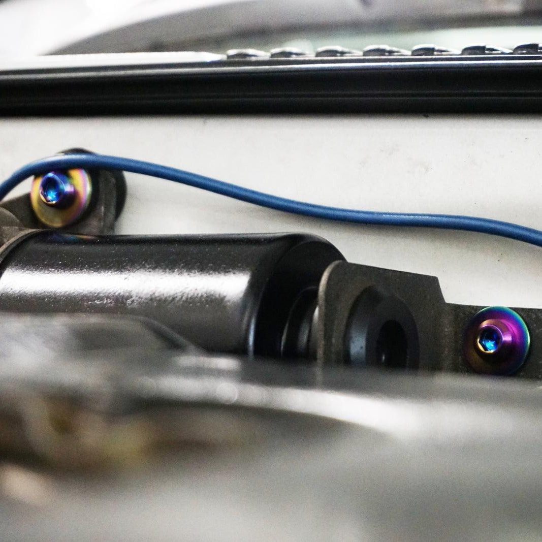 ZSPEC "Stage 2" Engine Bay Fastener Kit for Nissan Hardbody D21 Pickup Truck, Titanium