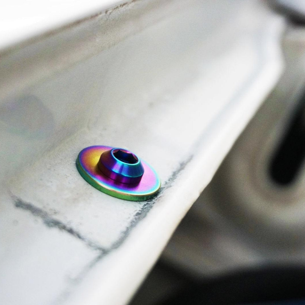 ZSPEC "Stage 2" Engine Bay Fastener Kit for Nissan Hardbody D21 Pickup Truck, Titanium