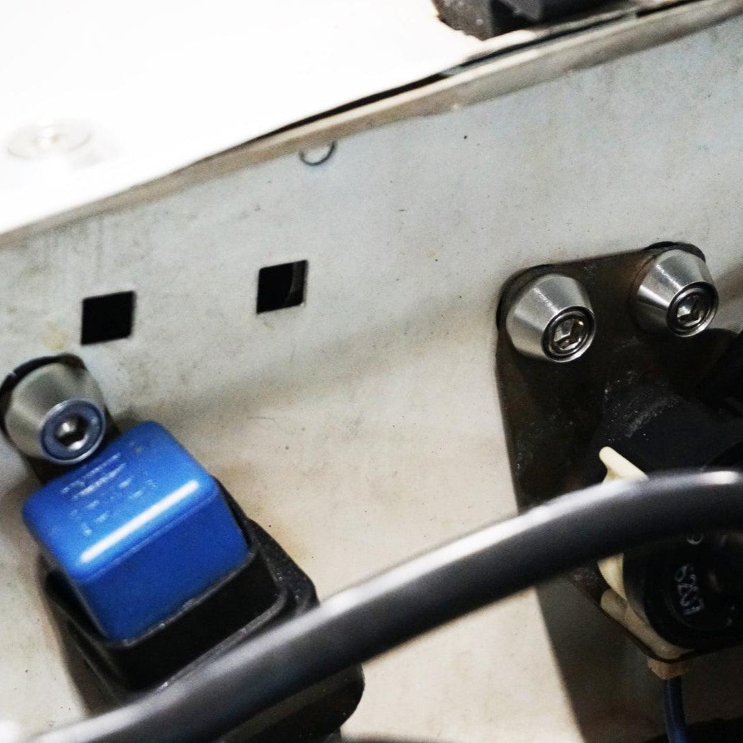 ZSPEC "Stage 2" Engine Bay Fastener Kit for Nissan Hardbody D21 Pickup Truck, Stainless & Billet