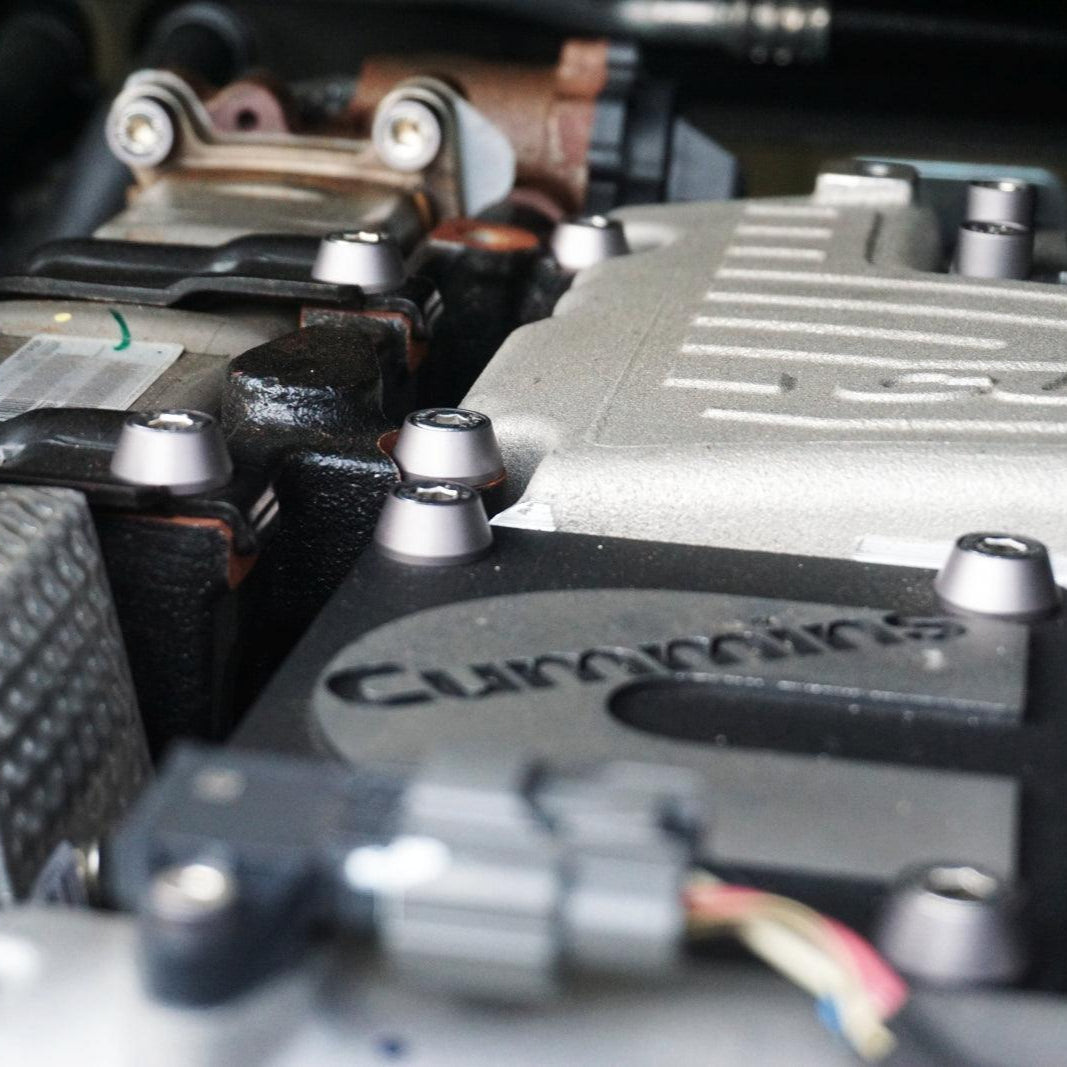 ZSPEC "Stage 2" Dress Up Bolts® Fastener Kit for 16-19 Nissan Titan XD Diesel A61 Cummins, Stainless & Billet