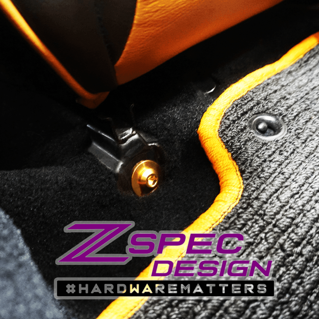 ZSPEC Seat Dress Up Bolts® Fastener Kit for '90-99 Nissan 300zx Z32, Titanium