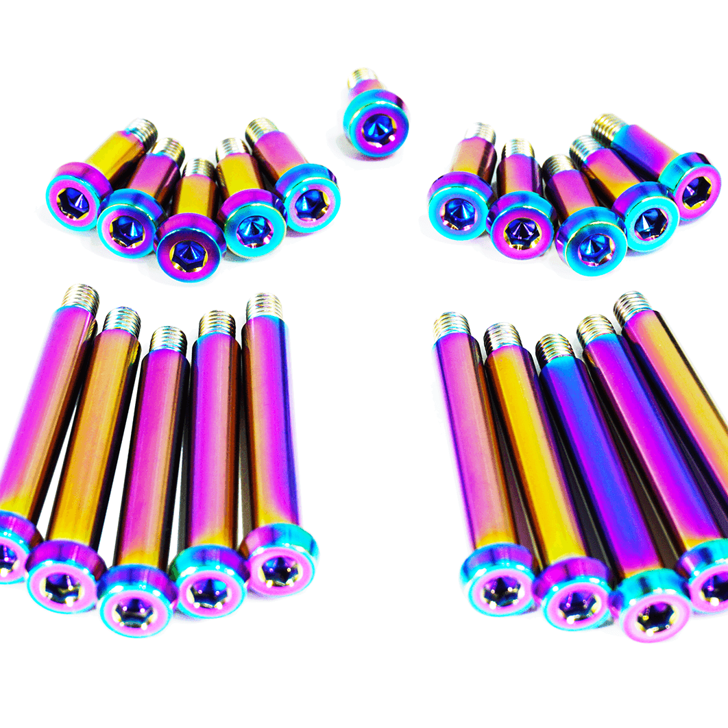 ZSPEC Shoulder-Bolt Timing Covers Fasteners w/ Bushings, Nissan 300zx Z32, Titanium