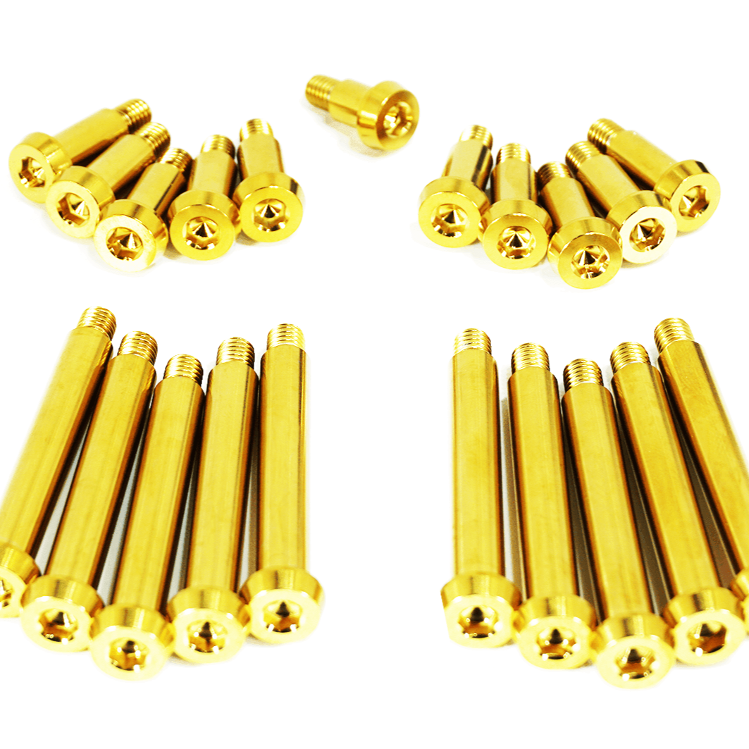 ZSPEC Shoulder-Bolt Timing Covers Fasteners w/ Bushings, Nissan 300zx Z32, Titanium