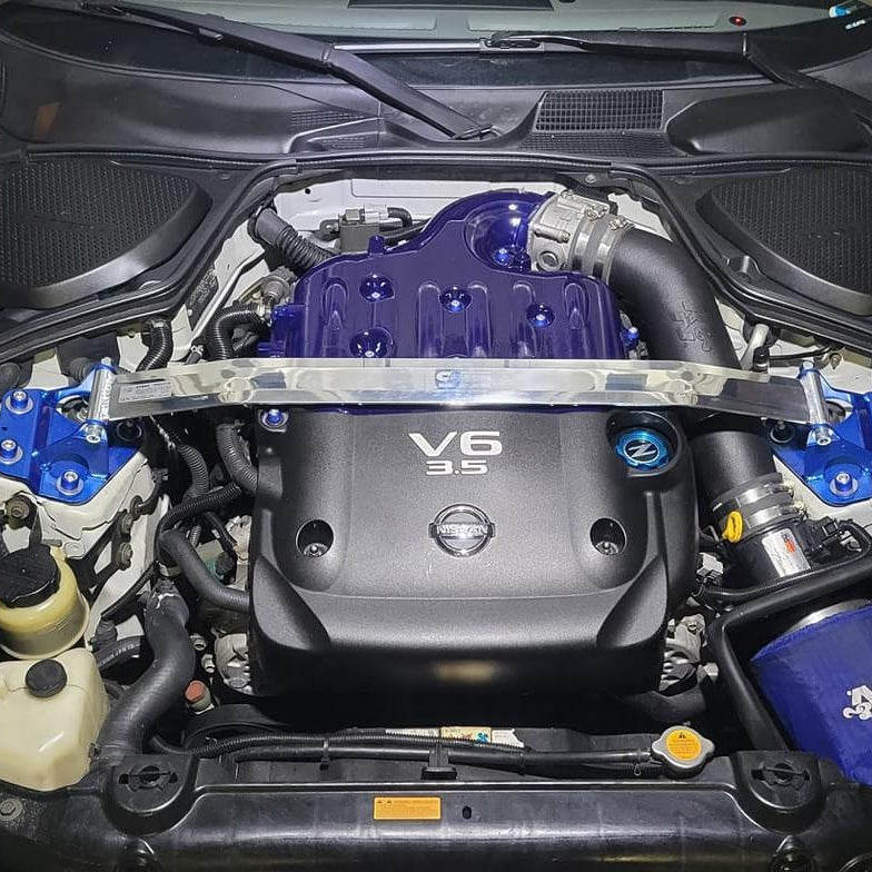 ZSPEC Plenum Fastener Kit for Nissan 350z VQ35DE +10mm (LONGER) Spacer, Stainless & Billet