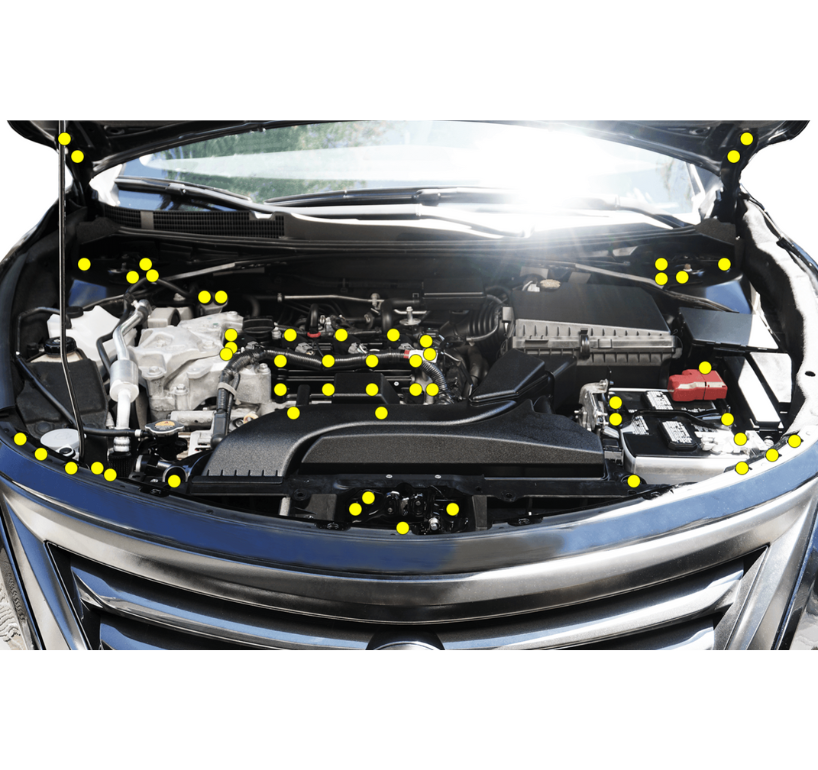 ZSPEC "Stage 2" Dress Up Bolts® Fastener Kit for '13-16 Nissan Altima, Stainless & Billet