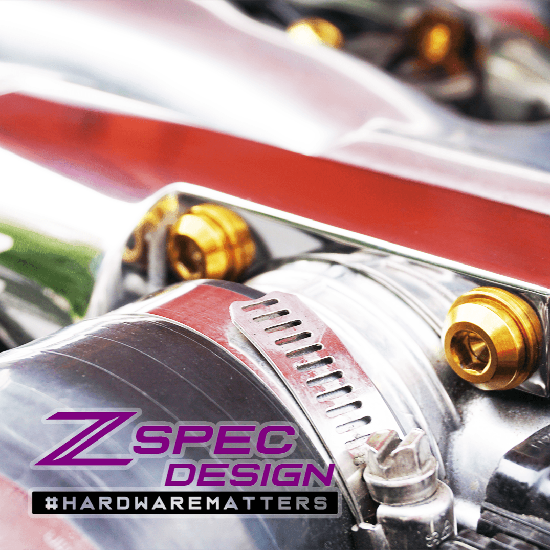 ZSPEC "Stage 3" Dress Up Bolts® Hardware Kit for Nissan 300zx Z32, Titanium