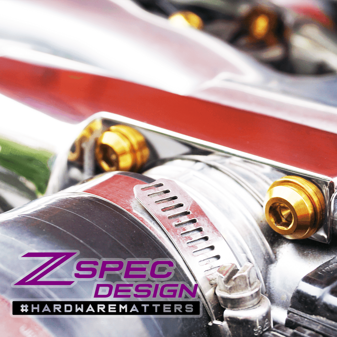 ZSPEC "Stage 2" Dress Up Bolts® Hardware Kit for Nissan 300zx Z32, Titanium
